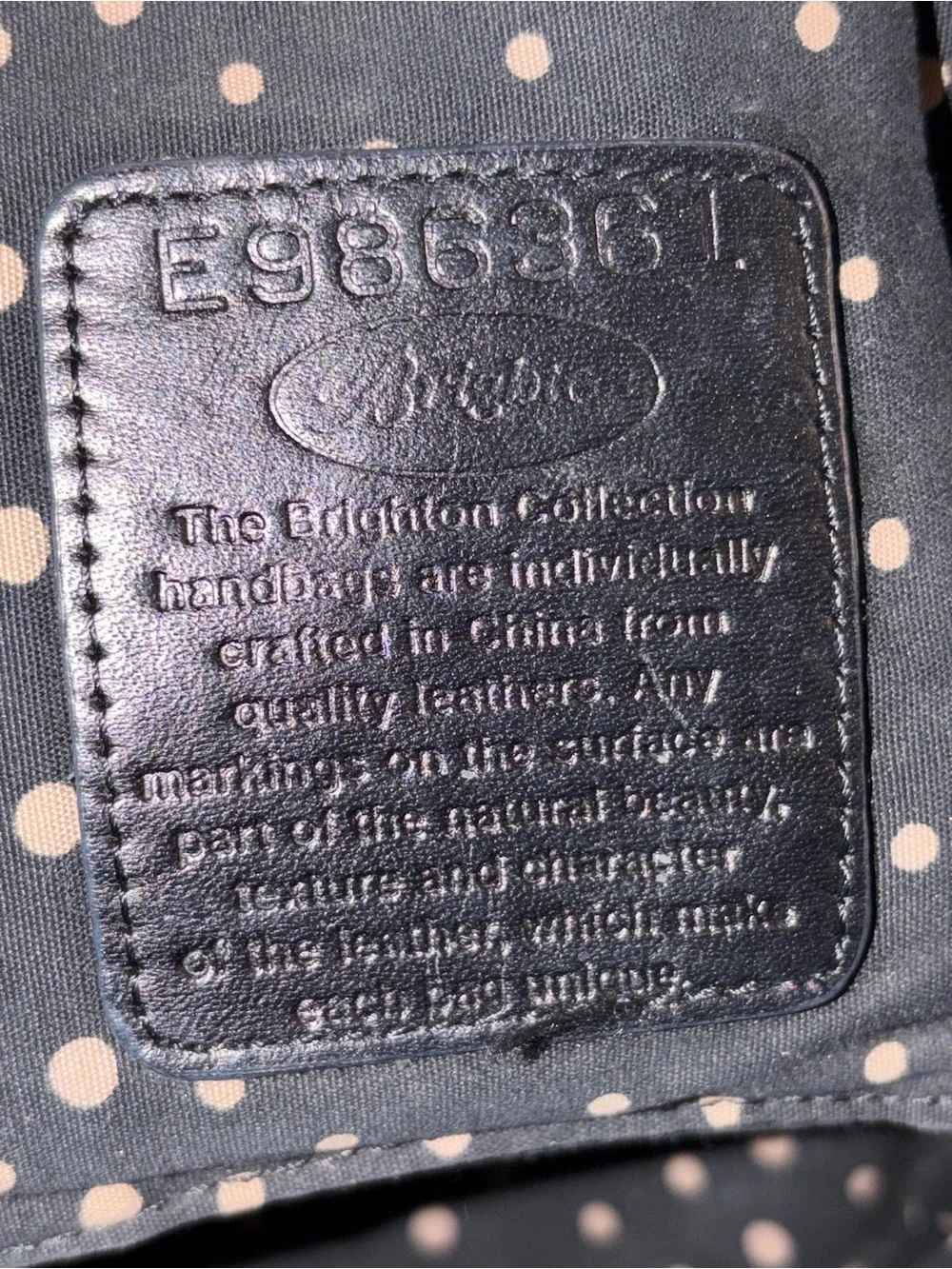 Brighton satchel black